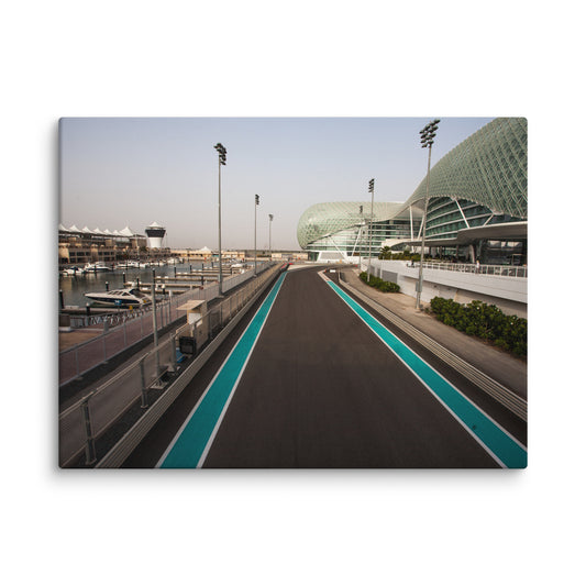 Abu Dhabi Grand Prix Canvas 30x40 Inches