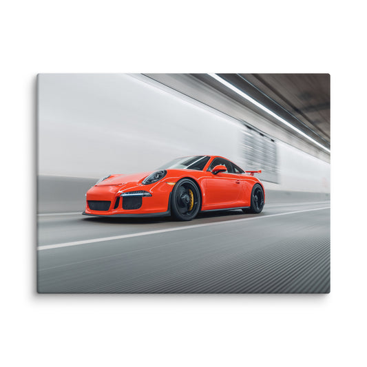 Porshe GT3 Roller Canvas 30x40 Inches