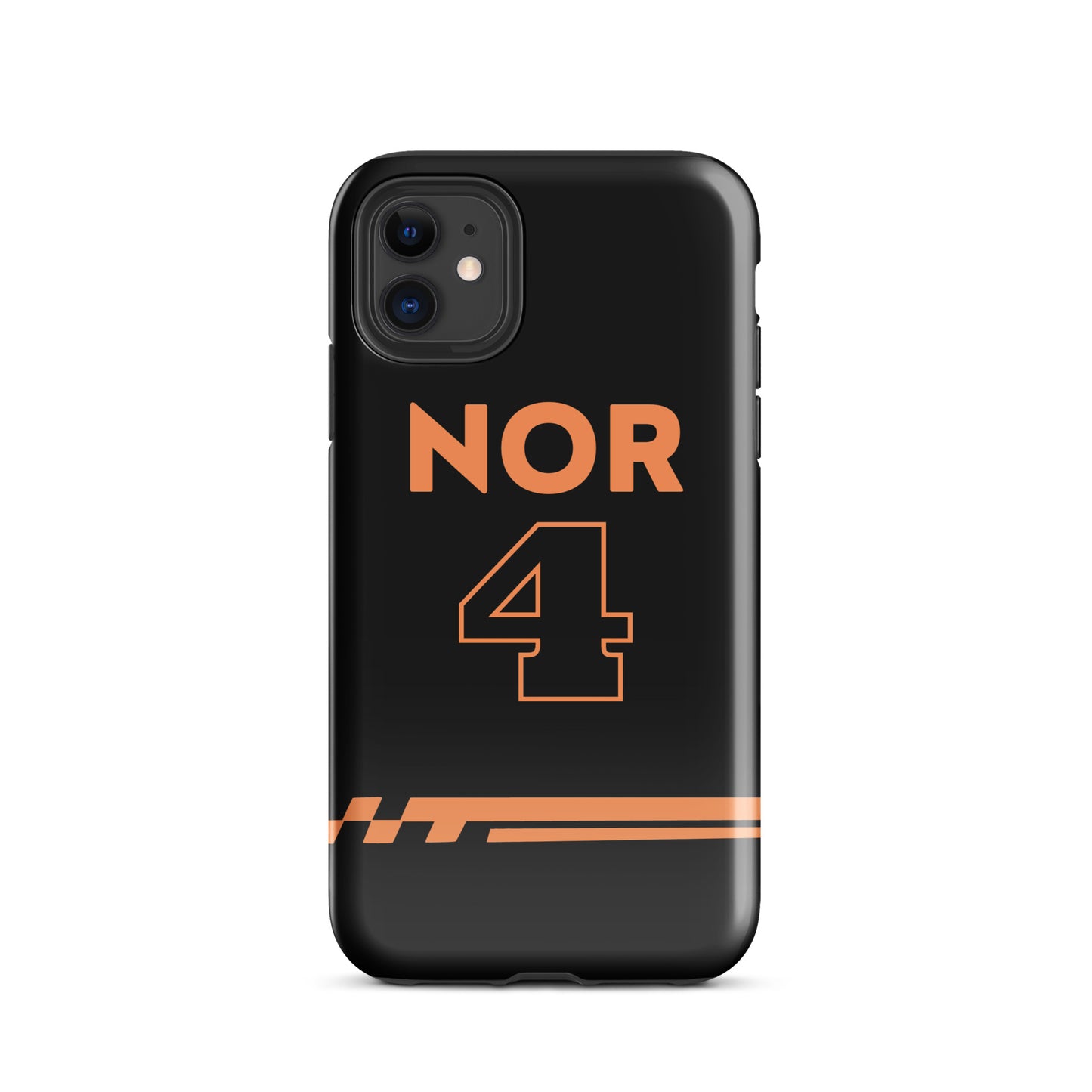 Norris 4 Black/Orange - iPhone Case