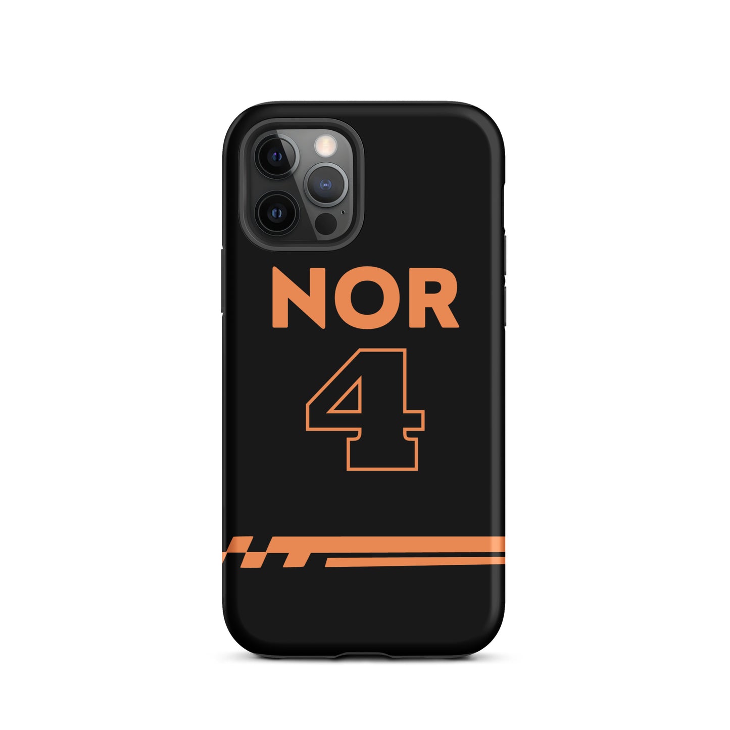 Norris 4 Black/Orange - iPhone Case